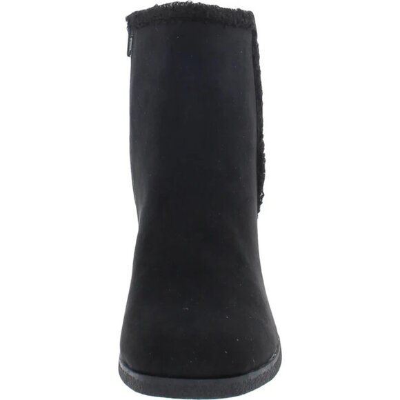 Size 8.5, 11 - SUN + STONE Camillia Faux Fur Wedge Boots NEW $80 msrp - Picture 5 of 7
